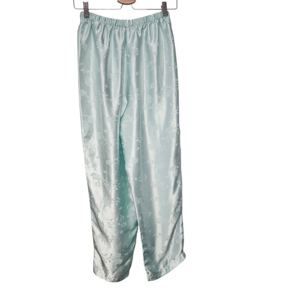 Inner Most XS/S Pajama Set Green Cami Tank And Pants Embroidered NO TAGS READ - Picture 6 of 6